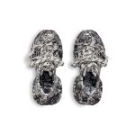 Men’s 3xl Extreme Graffiti Sneaker  in White/black - Image 6